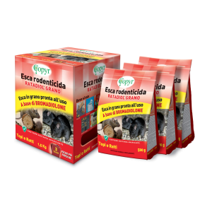 ESCA RODENTICIDA RATADIOL GRANO PZ 3X500 GR.COPYR