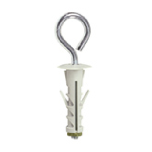 Tassello in nylon con occhiolo chiuso e rondella 12X45 PZ.100