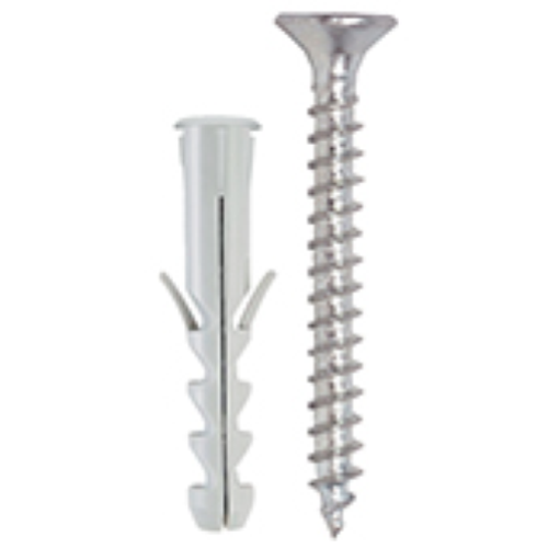 Tassello in nylon con bordo con vite TPS per truciolare 8X40 PZ.50 