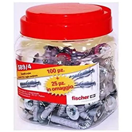 TASSELLO IN BARATTOLO VITE TSC.SB 9/4 PZ.125 FISCHER