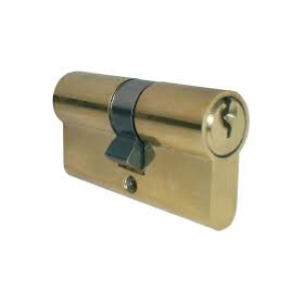 CILINDRO SAGOMATO 40+40 MM.80 OTTONE LUCIDO ART.2300/U IBFM