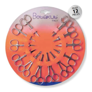 FORBICE SU CARTELLA PICCOLE ART.3004/1 12 PEZZI BETAKUT