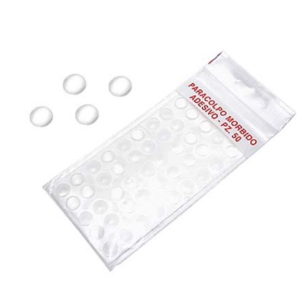 GOCCE DI SILICONE ADESIVE TRASPARENTE 10X1,5  PZ.50 