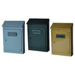 CASSETTA POSTALE CON TETTO GRIGIO N.3