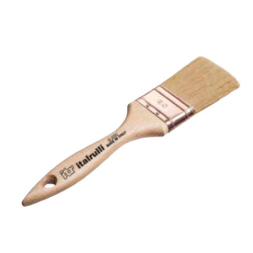 PENNELLESSA TRIPLA MANICO LEGNO 70MM ITR