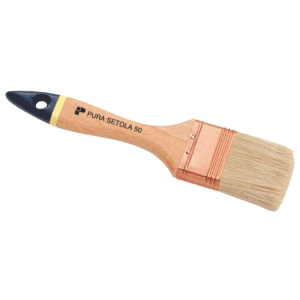 PENNELLESSA TRIPLA MANICO LEGNO MM.50 