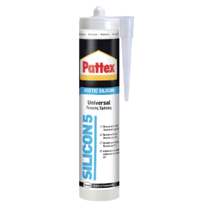 SILICONE SILICON5 ACETICO TRASPARENTE ML.280 PATTEX