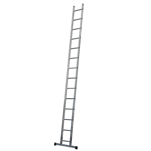 SCALA SINGOLA IN ALLUMINIO 14 PIOLI 395 CM AL255