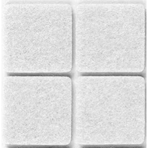 FELTRINI ADESIVI MM.30X30 BIANCO PZ 50