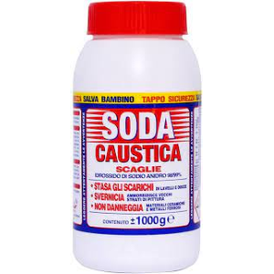 SODA CAUSTICA A SCAGLIE EXTRA FORTE KG.1