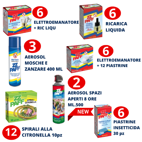 KIT PAFF Kit Protezione Zanzare Estate 2024