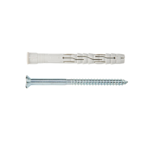 Tassello nylon UNIV.prol.c/bordo svas.vite INOX TPS 8X100 PZ.100