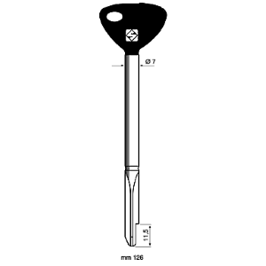 XY10P CHIAVE A CROCE DESIGN