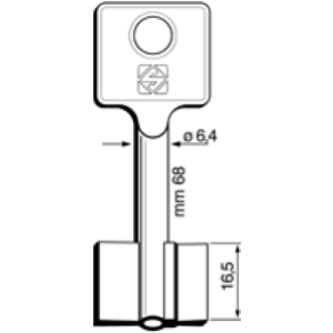 5BUR1 CHIAVE A DOPPIA MAPPA
