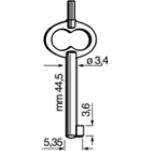 6750 CHIAVE CADORINE FEMMINA
