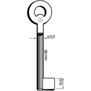 CHIAVE CADORINE FEMMINA