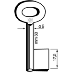 CHIAVE CADORINE FEMMINA