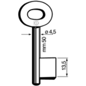 CHIAVE CADORINE MASCHIO