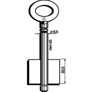 CHIAVE CASSAFORTE FEMMINA