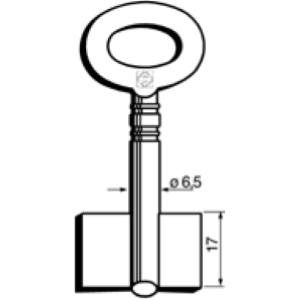 CHIAVE CASSAFORTE FEMMINA