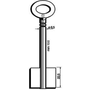 8210 CHIAVE CASSAFORTE FEMMINA