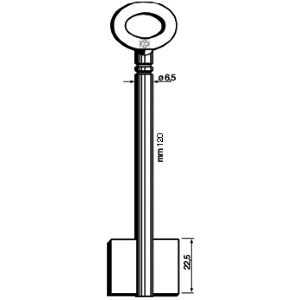 CHIAVE CASSAFORTE FEMMINA