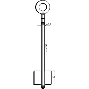 CHIAVE CASSAFORTE FEMMINA