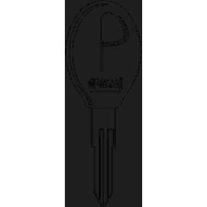 CHIAVE OTTONE - ARANCIONE