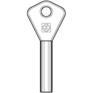 CHIAVE OTTONE LUCIDO