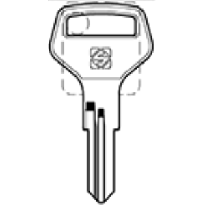 EBX1R CHIAVE ACCIAIO