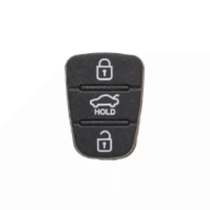 KIARS8 KEY SHELL - 3 BOTTONI (RUBBER PAD)