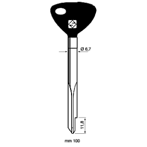 XBW3P CHIAVE A CROCE DESIGN