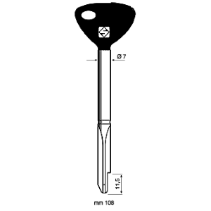 XY6P CHIAVE A CROCE DESIGN