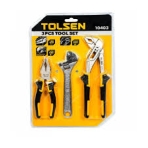 SET 3PZ PINZA/POLIGRIP/CRESCENT 10403T