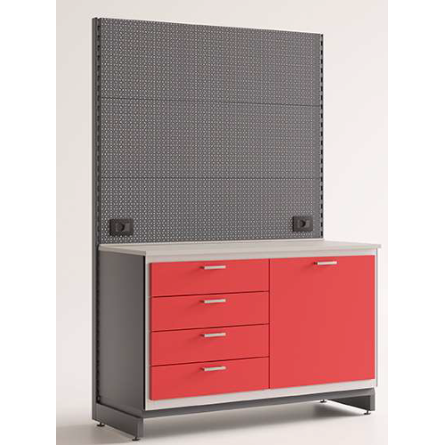 MODULO 128 CM CON CASSETTI SX & ANTA DX 