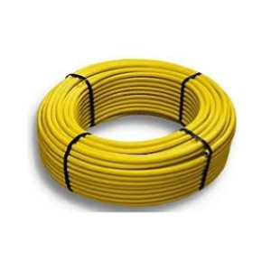 TUBO PER GAS METANO 13X20 GIALLO MT.50