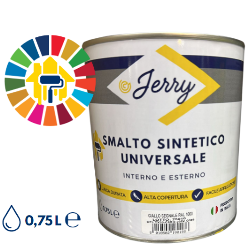 SMALTO SINTETICO JERRY GRIGIO LUCE 7035 ML 0,750