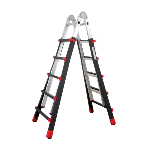 SCALA TELESCOPICA ALLUM. VERSUS PRO SICOS 5+5 GRADINI 