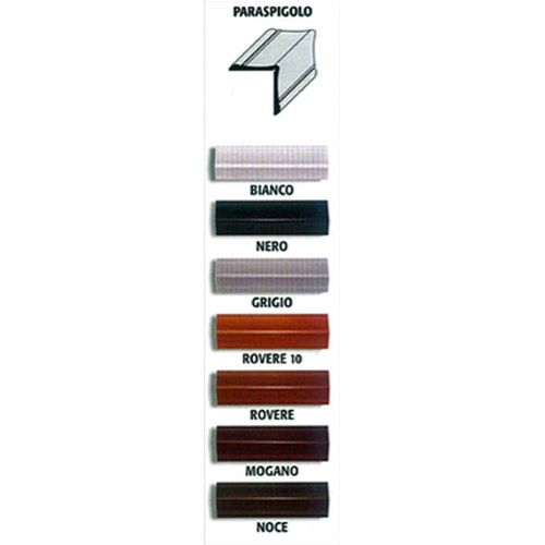 PARASPIGOLO LISCIO PVC FRASSINO 25X25 H.300 ECO
