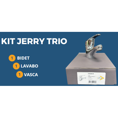 KIT JERRY TRIO BIDET LAVABO VASCA
