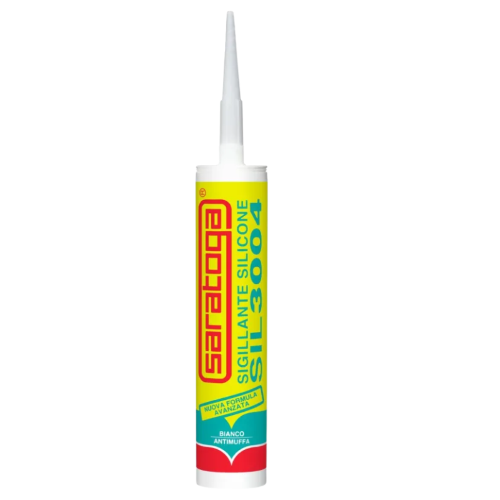 SILICONE BIANCO ACETICO ANTIMUFFA ML.280 SIL3004 SARATOGA