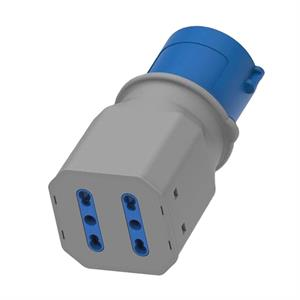 ADATT.LINKLED INDUST.SPINA CEE 2P+T 16A PRESA 10/16 ART.800292