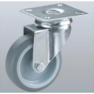 RUOTA Ø 75 GIREV.CON PIASTRA/PERNO