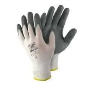 GUANTI LAVORO NITRILE GRIGIO TG. 8/9/10 (CONFEZIONE DA 12 PZ)