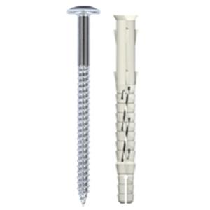 Ancora a scatto in acciaio zincato con vite TGS e rondella 4X80 PZ.50