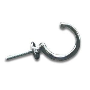 GANCIO LATERALE FERMATENDA CROMO CON VITE