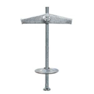 Ancora a scatto in acciaio zincato con vite TGS e rondella 3/16X80 PZ.50