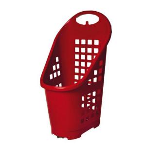 CESTONE TROLLEY FLEXICART LT. 64 ROSSO