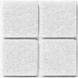 FELTRINI ADESIVI MM.25X25 BIANCO PZ 50