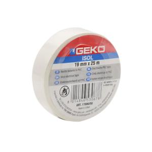 NASTRO ISOLANTE MM.19 X 25 MT BIANCO GEKO